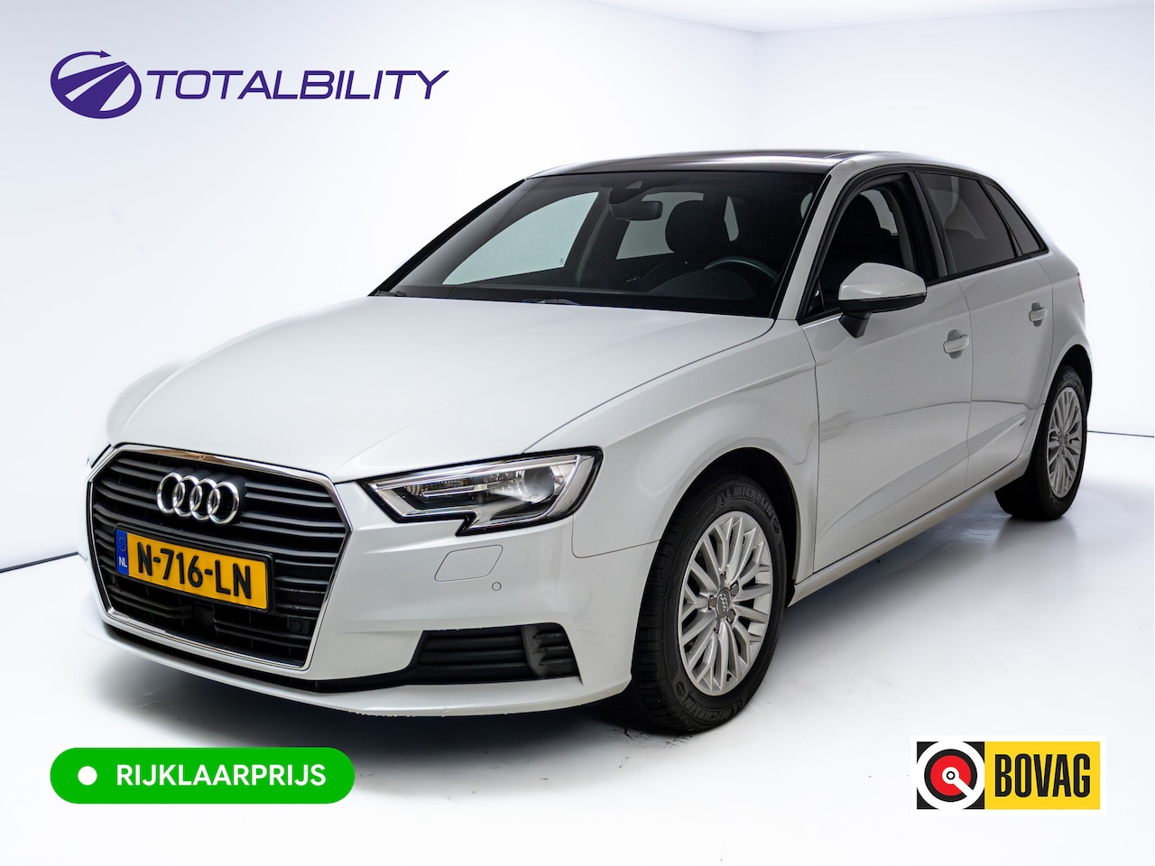 Audi A3 Sportback - 1.6 TDI Pro Line 116 PK Automaat | Leer | Panoramadak | Stoelverwarming | Adap. Cruise | N - AutoWereld.nl