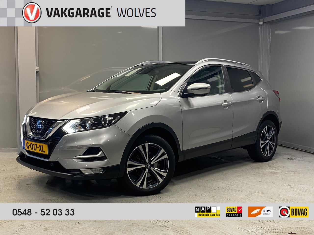 Nissan Qashqai - 1.3 DIG-T N-Connecta | CAMERA | NAVI | PANODAK | TREKHAAK | - AutoWereld.nl