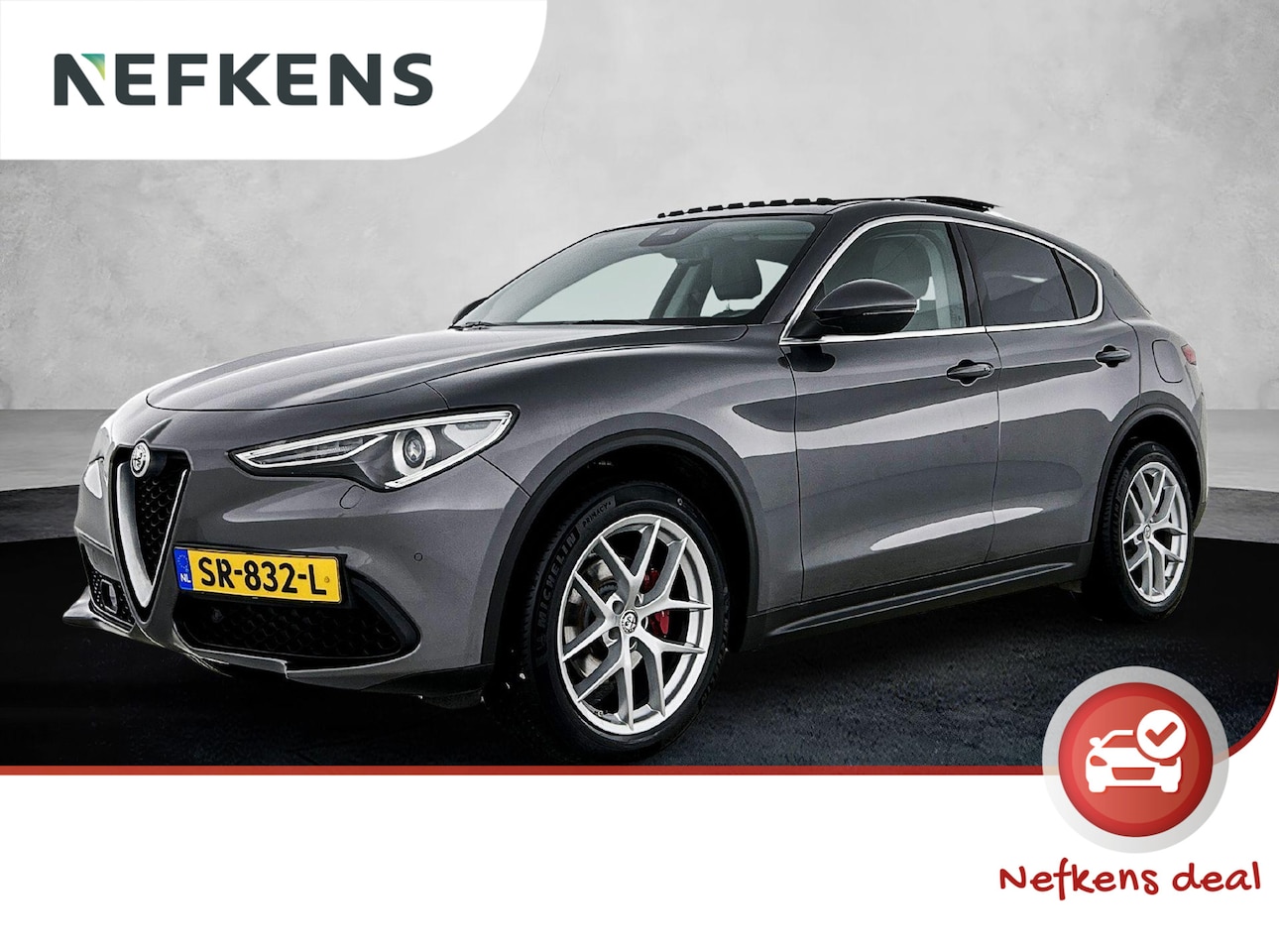 Alfa Romeo Stelvio - 2.0 T AWD First Edition 280pk Automaat | 1ste Eigenaar | Schuif-/Kanteldak | Elektrische K - AutoWereld.nl