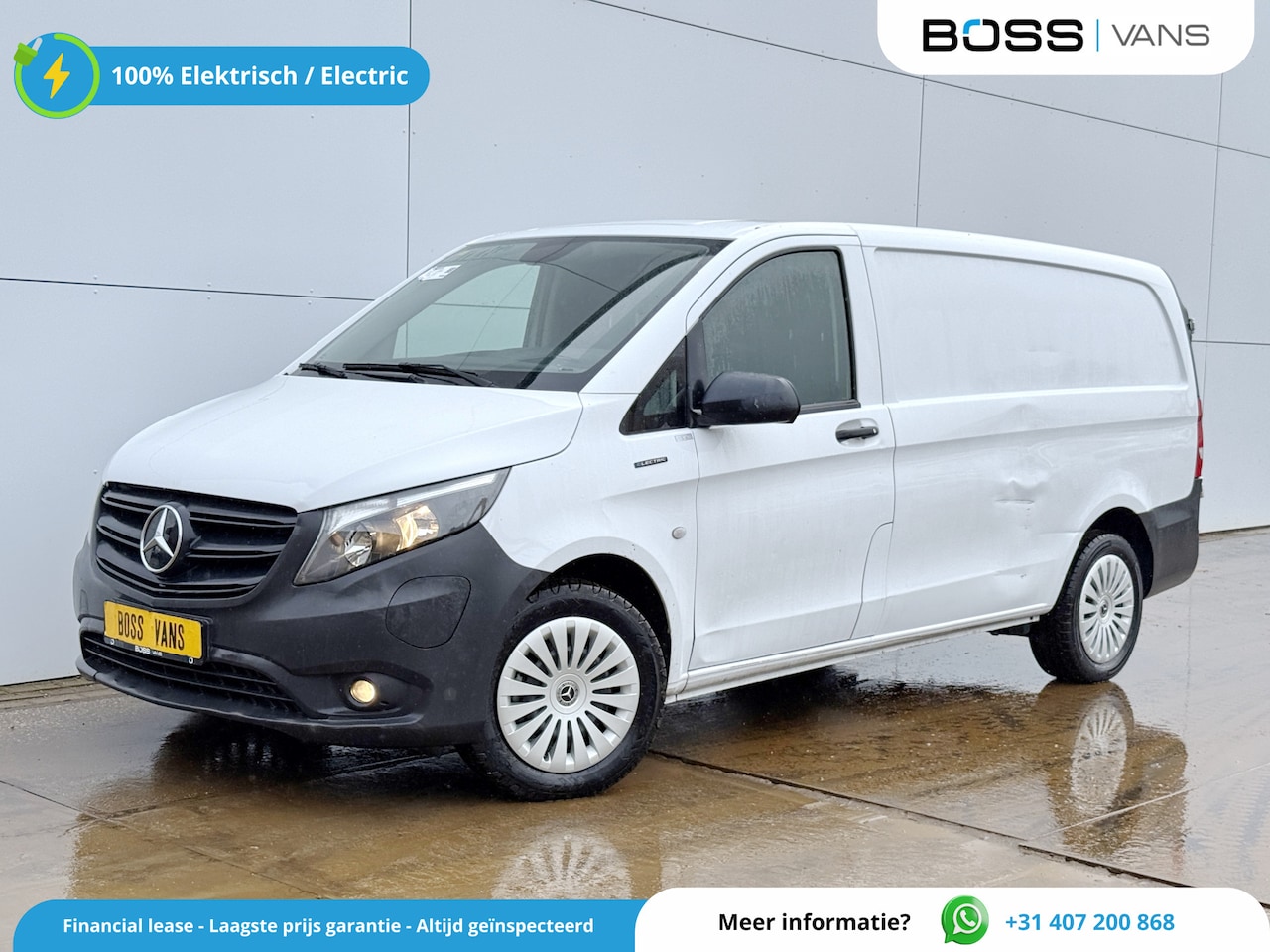 Mercedes-Benz eVito - 112 66kWh 286km WLTP Snelladen Climate Control Cruise Control Stoelverwarming - AutoWereld.nl