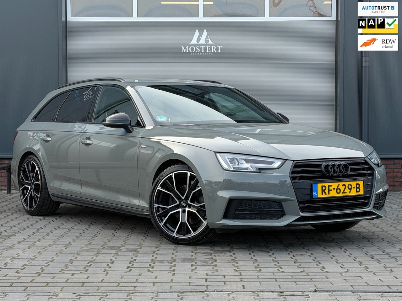Audi A4 Avant - 1.4 TFSI/150pk Sport S line black edition|2017|Automaat|NAP|2x S-line|Nardo Grey|Leder|18" - AutoWereld.nl