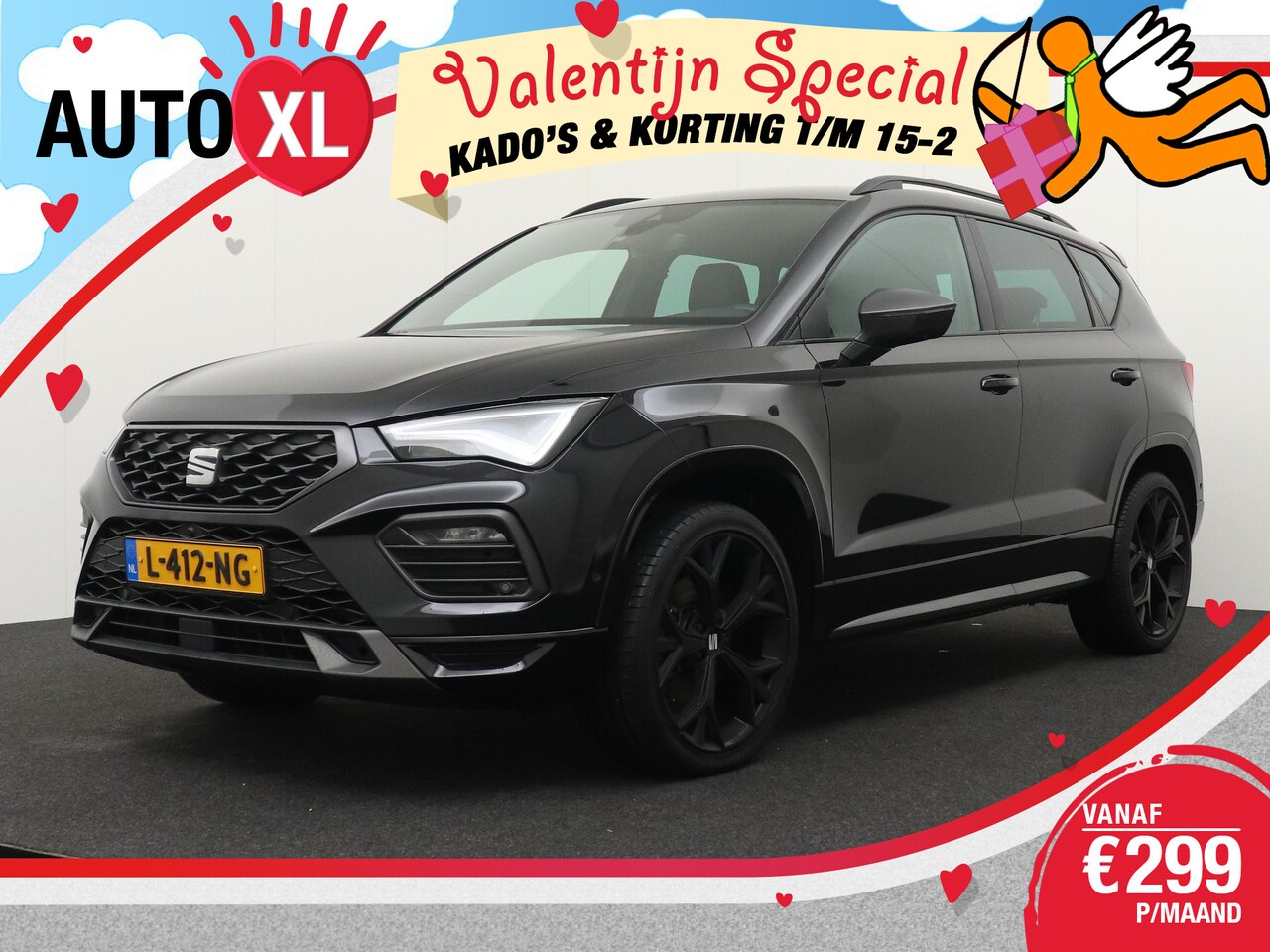 SEAT Ateca - 1.5 150 PK Aut. TSI FR Black-Edition Camera Adapt.Cruise 19'LMV - AutoWereld.nl
