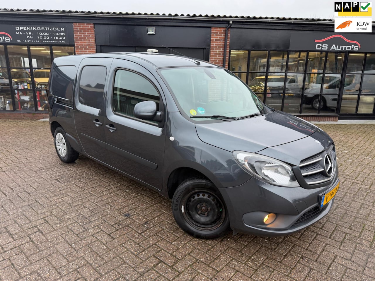 Mercedes-Benz Citan - 111 CDI BlueEFFICIENCY Extra Lang|11-2018|euro6|airco|cruise.control|apk10-2026|marge - AutoWereld.nl
