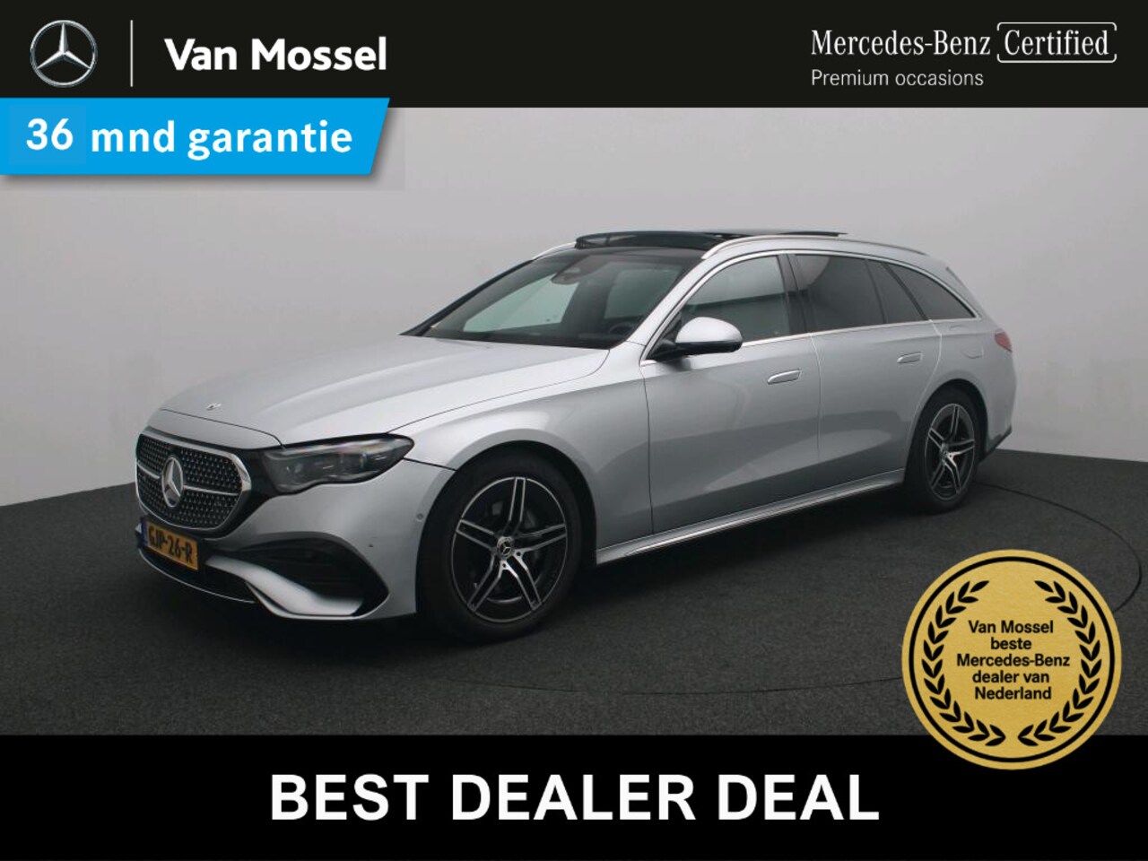 Mercedes-Benz E-klasse Estate - 300 e AMG Line / Panaroma-dak / Stoelventilatie / Superscreen / 360Graden-Camera / Memory- - AutoWereld.nl