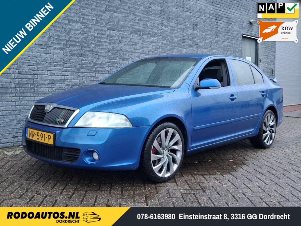Skoda Octavia - 2.0 TFSI RS 200pk Navi/Leer/Cruise ✅ - AutoWereld.nl