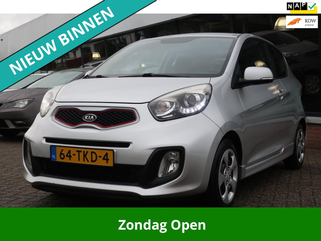 Kia Picanto - 1.2 CVVT Comfort Pack LED_AIRCO_NAP. - AutoWereld.nl