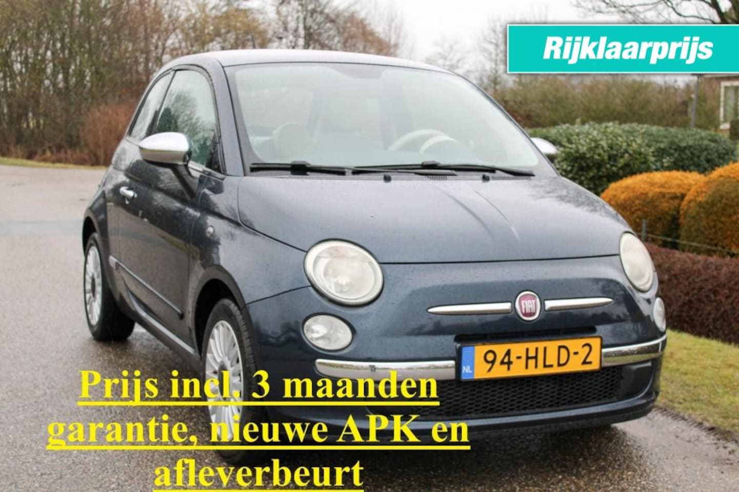 Fiat 500 - 1.2i 69 pk Lounge airco/panoramadak/lm velgen/4-cilinder - AutoWereld.nl