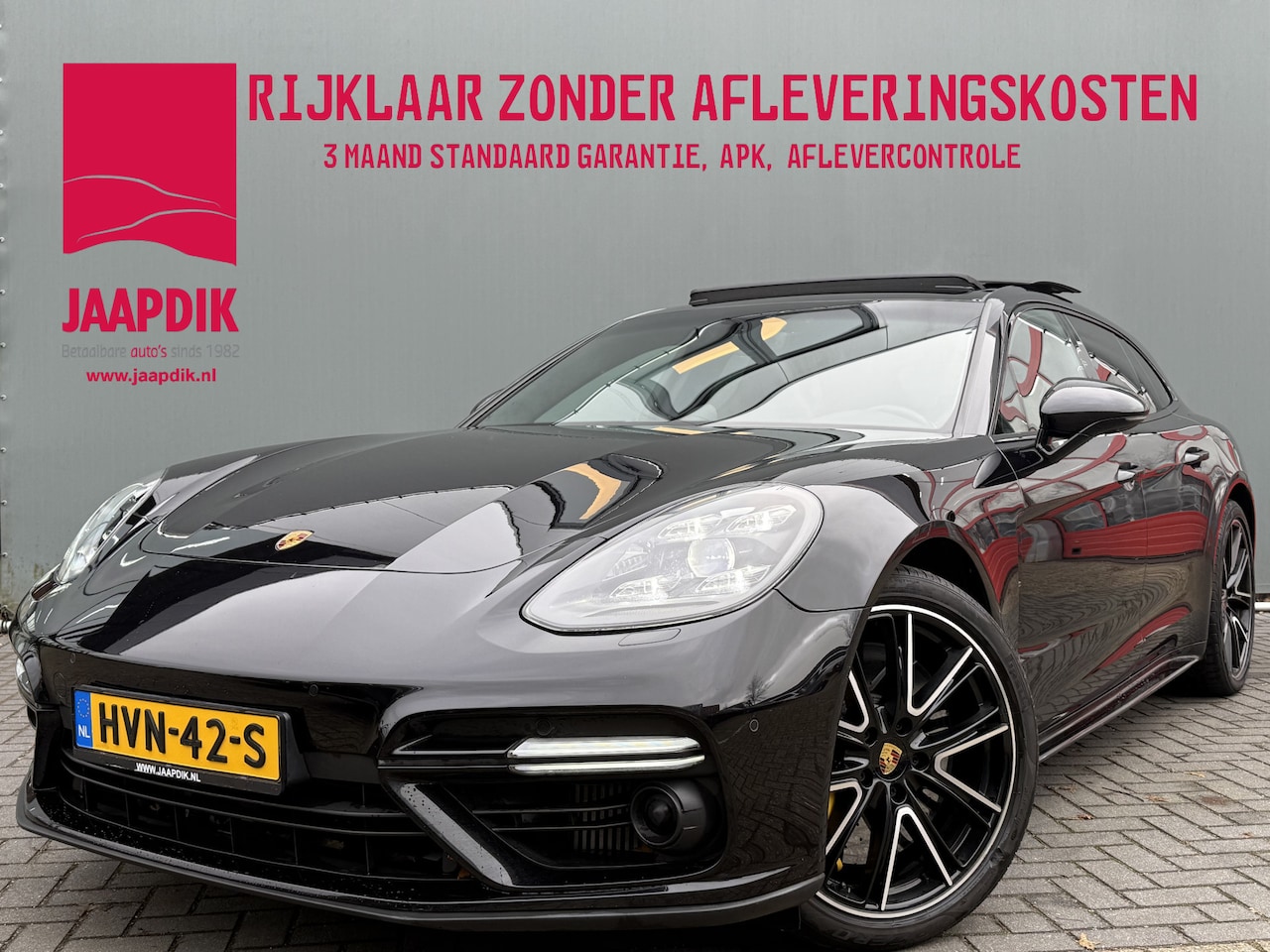 Porsche Panamera Sport Turismo - BWJ 2018 4.0 Turbo 550 PK S E-Hybrid PANORAMADAK | KERAMISCHE REMSCHIJVEN |STOELKOELING | - AutoWereld.nl