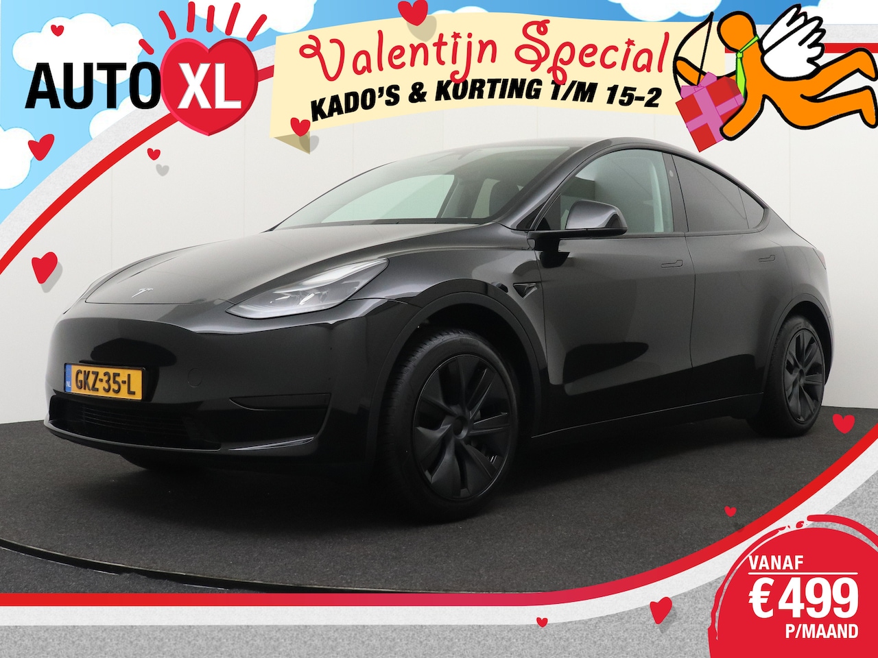 Tesla Model Y - Long Range RWD 75 kWh Autopilot Pano-dak Stoleverw. V+A - AutoWereld.nl