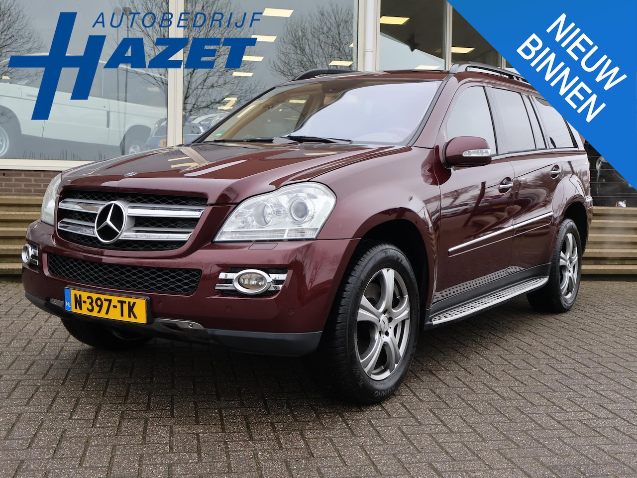 Mercedes-Benz GL-klasse - 320 CDI 224 PK 6-CIL 7-PERSOONS AUT. + CARPLAY | LUCHTVERING | LEDER | TREKHAAK 3500 KG - AutoWereld.nl