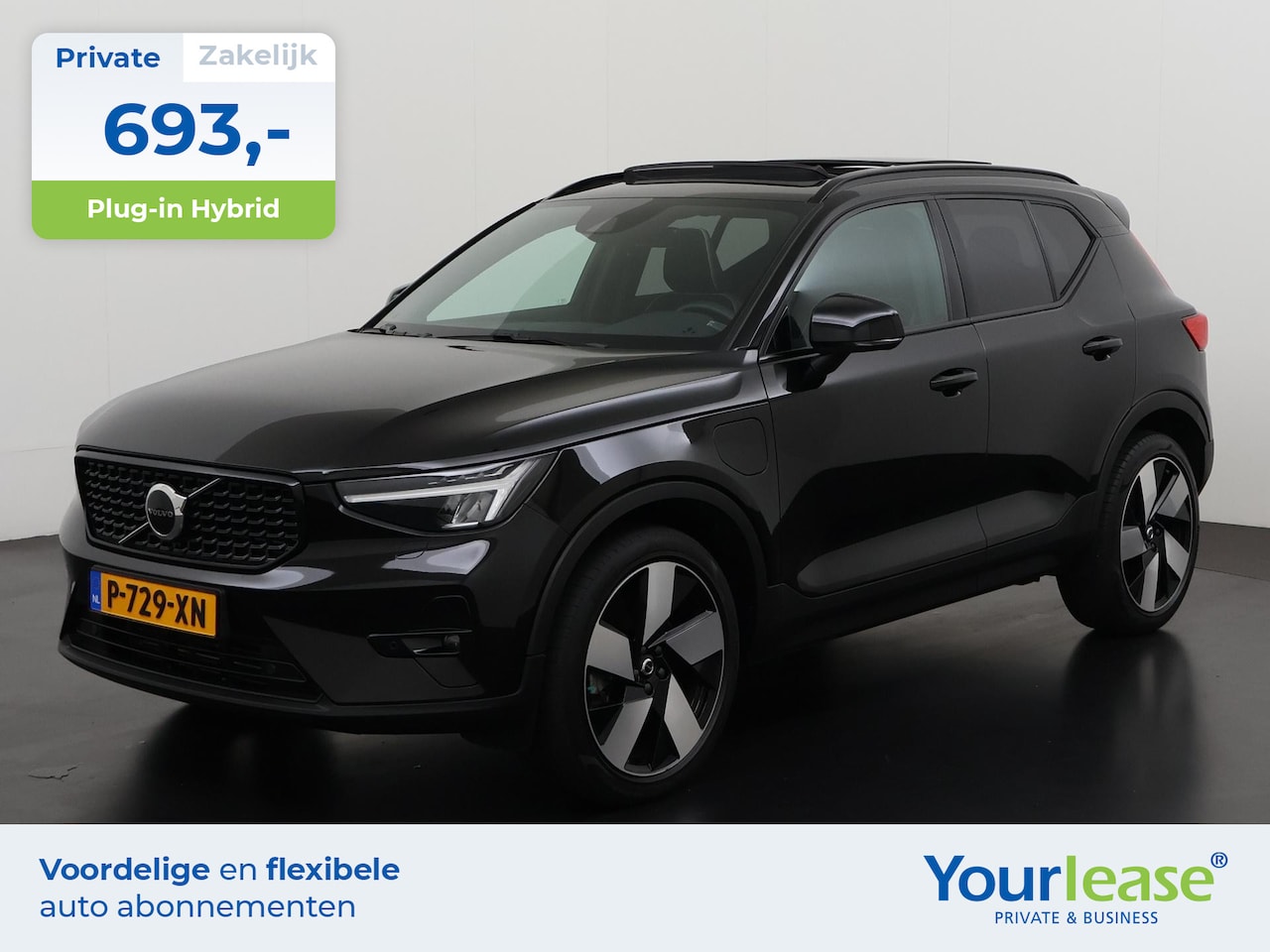 Volvo XC40 - 1.5 T4 Plug-in hybrid Ultimate Dark | All-in 693,- Private Lease | Direct uit voorraad - AutoWereld.nl