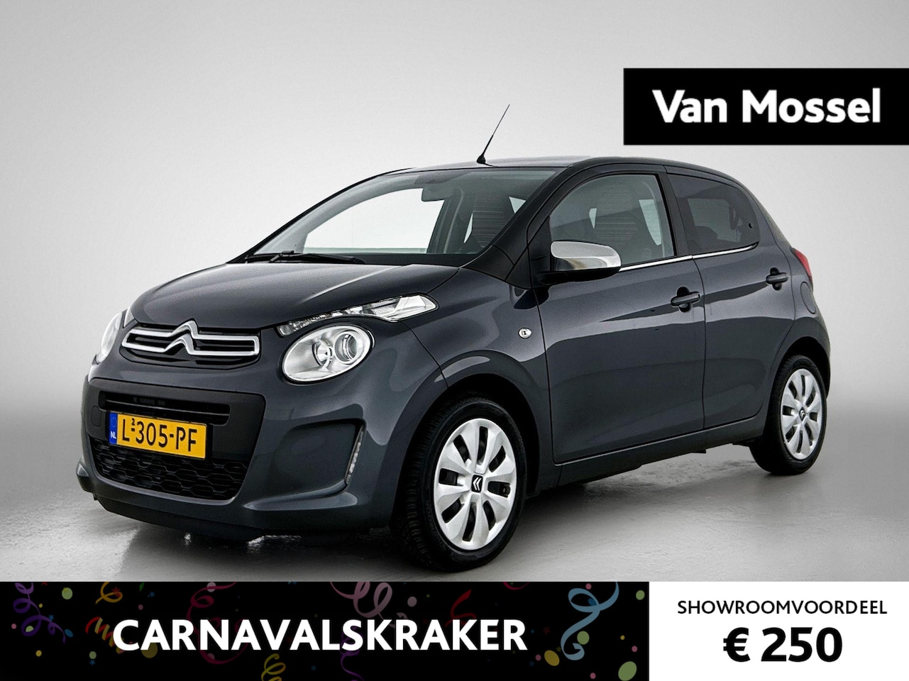 Citroën C1 - 1.0 VTi Feel | ACHTERUITRIJCAMERA | APPLE CARPLAY | BLUETOOTH | ELEKTRISCHE RAMEN VOOR | - AutoWereld.nl