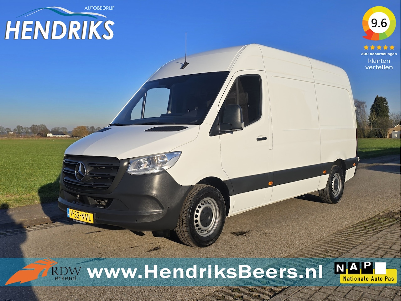 Mercedes-Benz Sprinter - 315 1.9 CDI L2 H2 RWD - 150 Pk - Euro 6 - ParkeerCamera - MBUX - Airco - Cruise Control - AutoWereld.nl