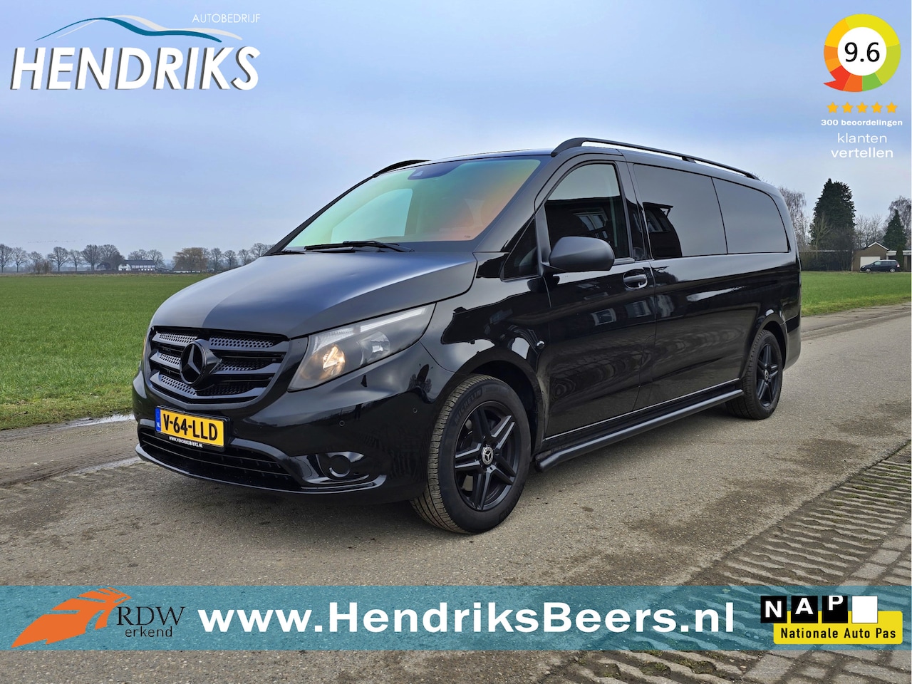 Mercedes-Benz Vito - 116 CDI Extra Lang DC - 160 Pk - Euro 6 - AUTOMAAT - ParkeerCamera - AutoWereld.nl