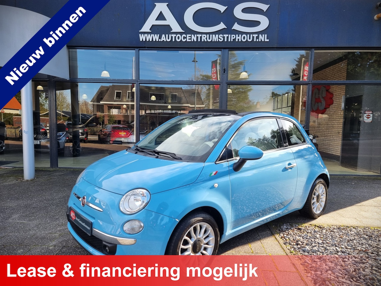 Fiat 500 C - 1.2 Lounge | Leder | Keurig onderhouden | El. cabriokap | Zeer nette staat! - AutoWereld.nl