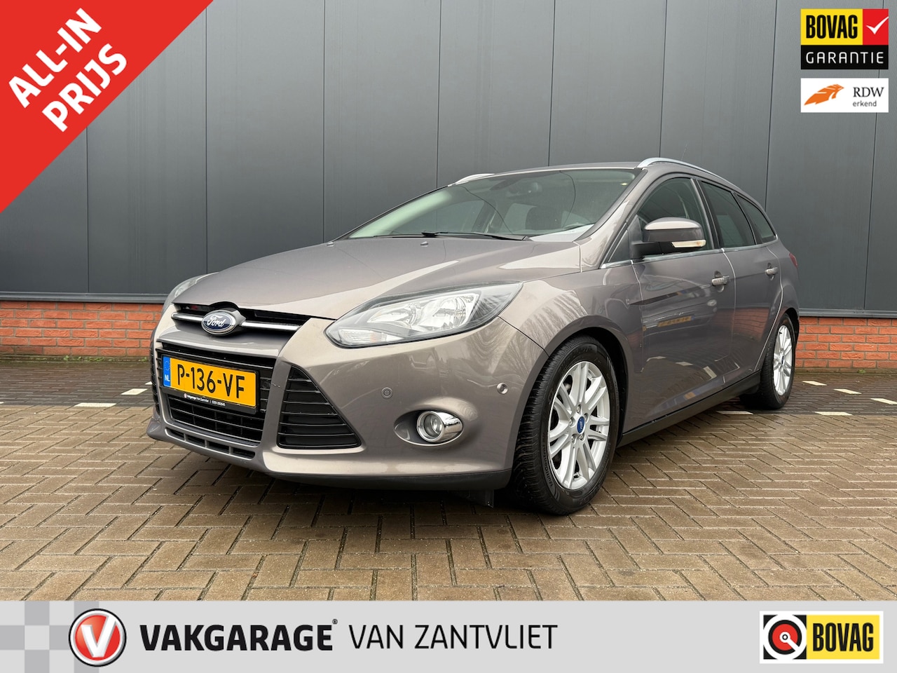 Ford Focus Wagon - 1.0 EcoBoost Titanium 1.0 EcoBoost Titanium (12 mnd BOVAG-garantie) - AutoWereld.nl