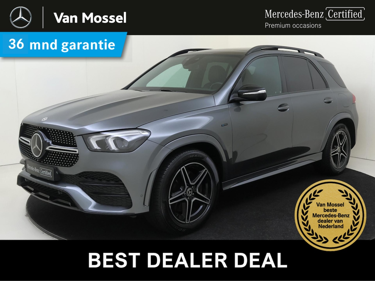 Mercedes-Benz GLE-Klasse - 350 de 4MATIC Premium Plus / Elektrische-Stoelen / 360Graden-Camera / Panaroma-schuifdak / - AutoWereld.nl