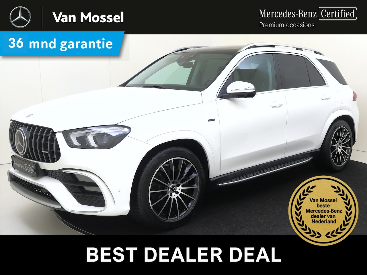 Mercedes-Benz GLE-Klasse - 350 e 4MATIC Premium Plus / Panoramadak/ GLE 63 uitgevoerd/ Burmester/ Memory/ 360 Camera - AutoWereld.nl