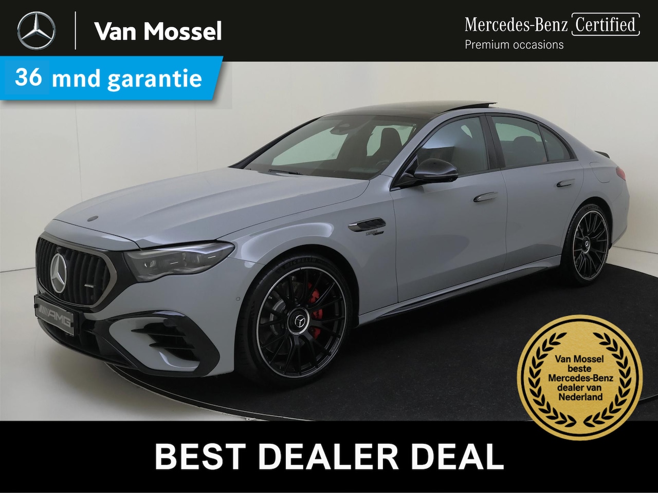 Mercedes-Benz E-klasse - AMG 53 4MATIC+ Night Edition Premium Plus /Panoramadak /AMG DYNAMIC PLUS /AMG Night-Paket - AutoWereld.nl