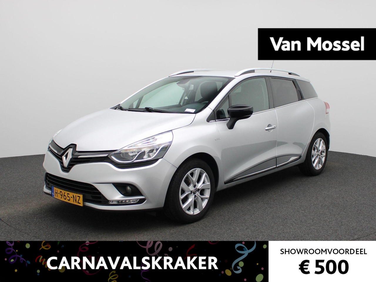 Renault Clio Estate - 0.9 TCe Limited | TREKHAAK | KEYLESS | BASS REFLEX GELUIDSSYSTEEM | ACHTERUITRIJCAMERA | P - AutoWereld.nl