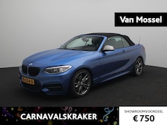 BMW 2-serie Cabrio - M240i High Executive | Nette staat | | Dealer onderhouden | Estoril Blau | Navi | Led kopl