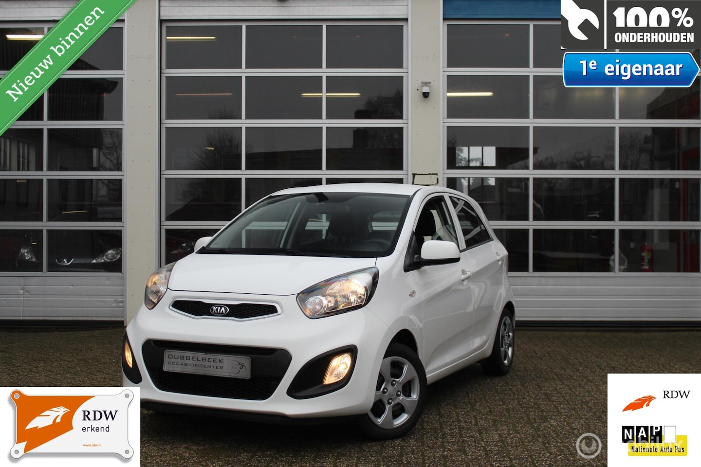 Kia Picanto - 1.0-12V 5-DEURS CVVT Comfort-Line AIRCONDITIONING CENTALE DEURVERGRENDELING ELEKTRISCHE RA - AutoWereld.nl