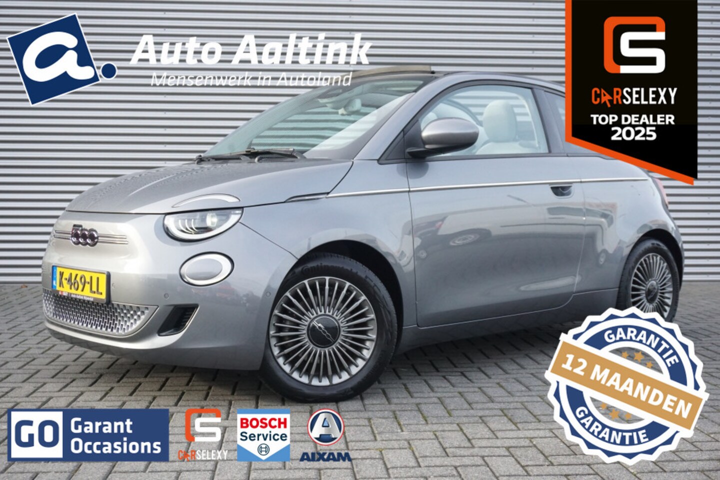 Fiat 500 C - Icon 42 kWh PACK => CO-DRIVER, COMFORT, MAGIC EYE, WINTER!! - AutoWereld.nl