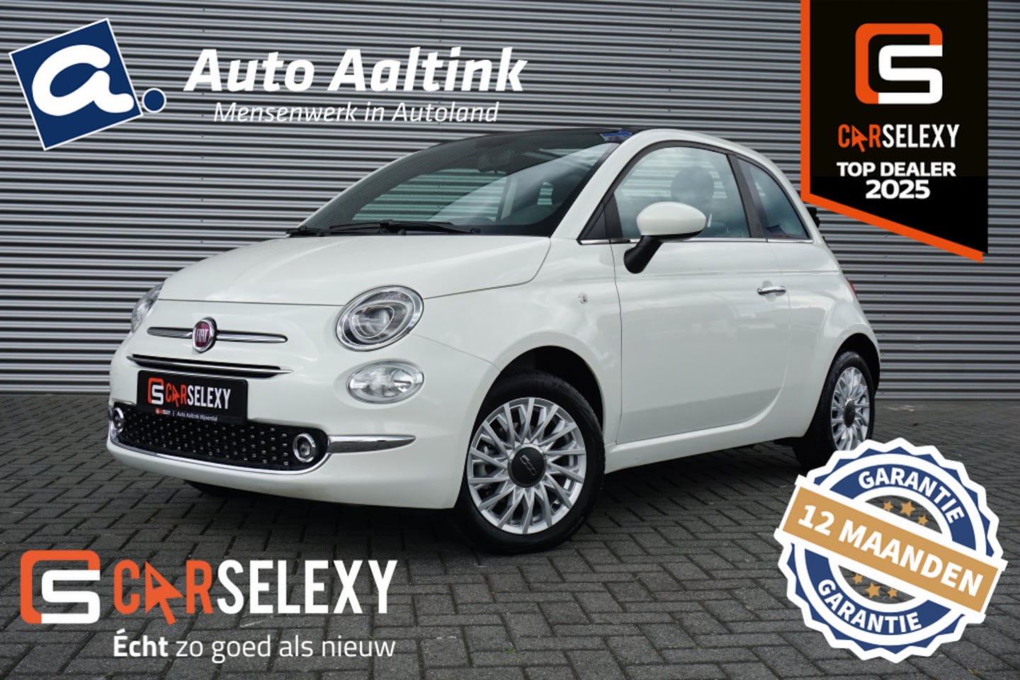 Fiat 500 C - 70PK HYBRID CRUISE | CARPLAY | CLIMA | PARK.SENSOREN | 15'LMV! - AutoWereld.nl