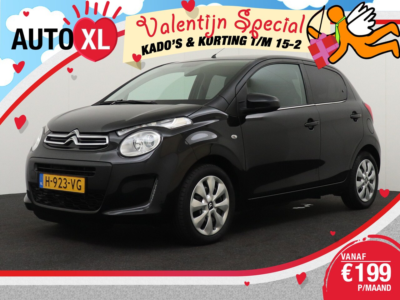 Citroën C1 - 1.0 VTi Feel Pack-Comfort Bluetooth DAB Getint Glas LED - AutoWereld.nl