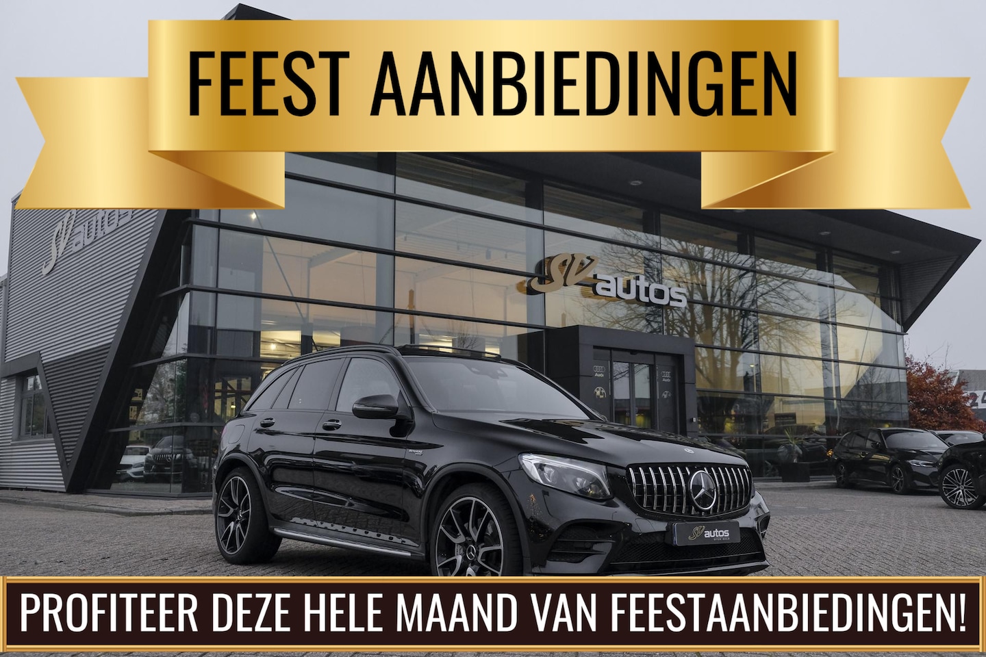 Mercedes-Benz GLC-klasse - GLC43 AMG 367pk 4MATIC Panoramadak Luchtvering Burmester Trekhaak Distronic 21" LMV Leder - AutoWereld.nl