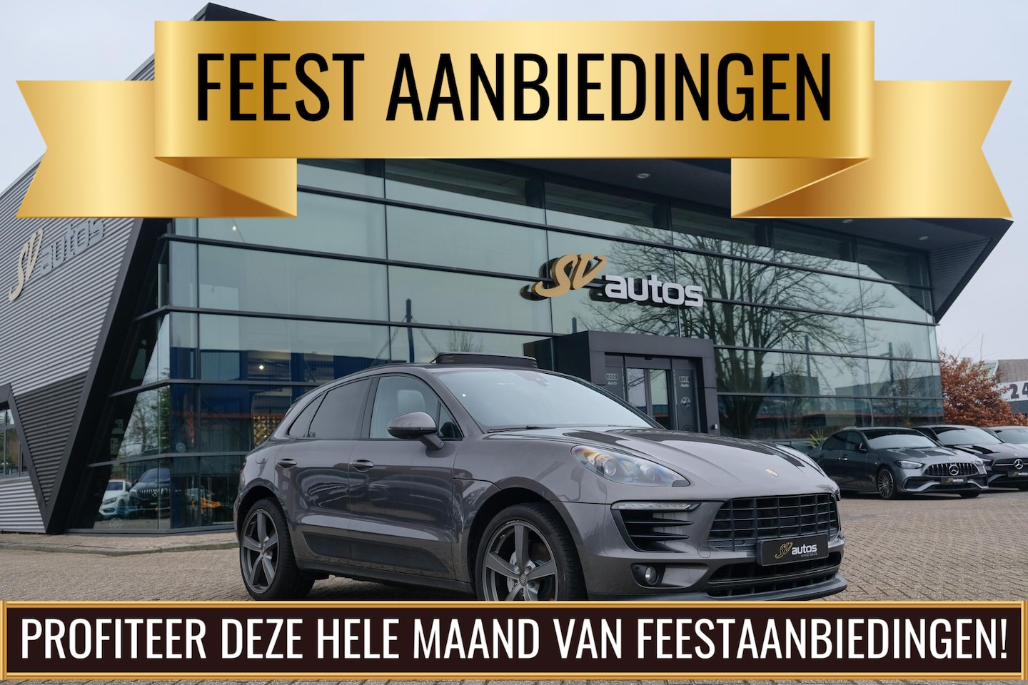 Porsche Macan - S 3.0 D 258pk Panoramadak Bose Luchtvering Sport chrono Sportuitlaat Lane assist 20" LMV - AutoWereld.nl
