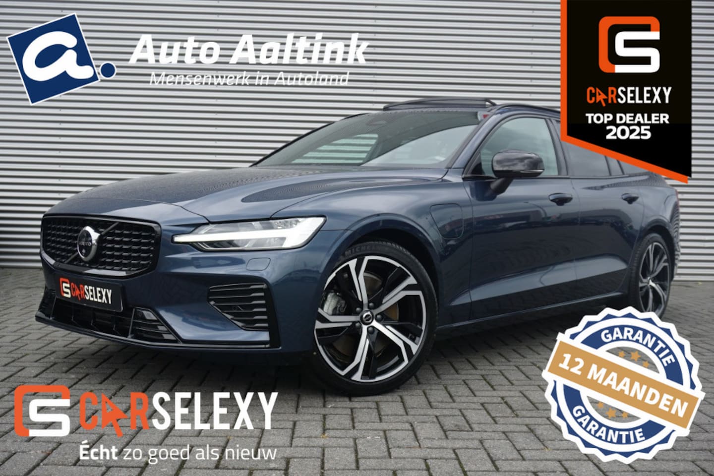 Volvo V60 - PHEV T6 AWD ULTRA DARK SCHUIFDAK | WINTERPACK | H&K AUDIO | LUXE - AutoWereld.nl