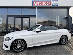 Mercedes-Benz C-klasse Cabrio - 180 AMG 9G-TRONIC BURMESTER/MEMORY/SFEER/P-CAM360 /LEER/NAVI/19”AMG/LED/STOELV./CLIMA/CABR