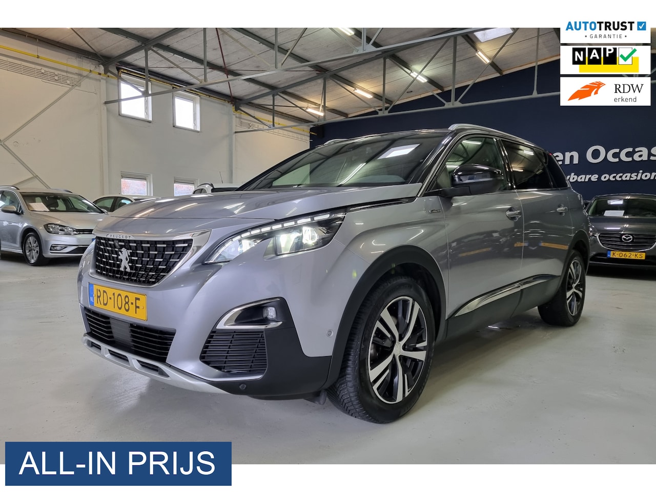 Peugeot 5008 - 1.6 e-THP GT-Line ✅7-PERSOONS ✅TREKHAAK - AutoWereld.nl