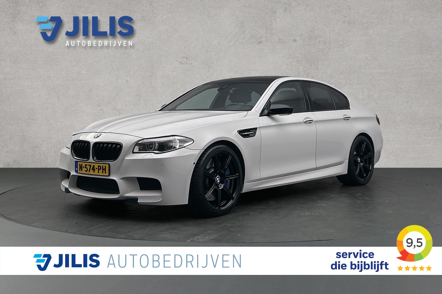 BMW M5 - 5-serie Competition Package | Schuifdak | Leder | Stoelverwarming | LED | Camera - AutoWereld.nl