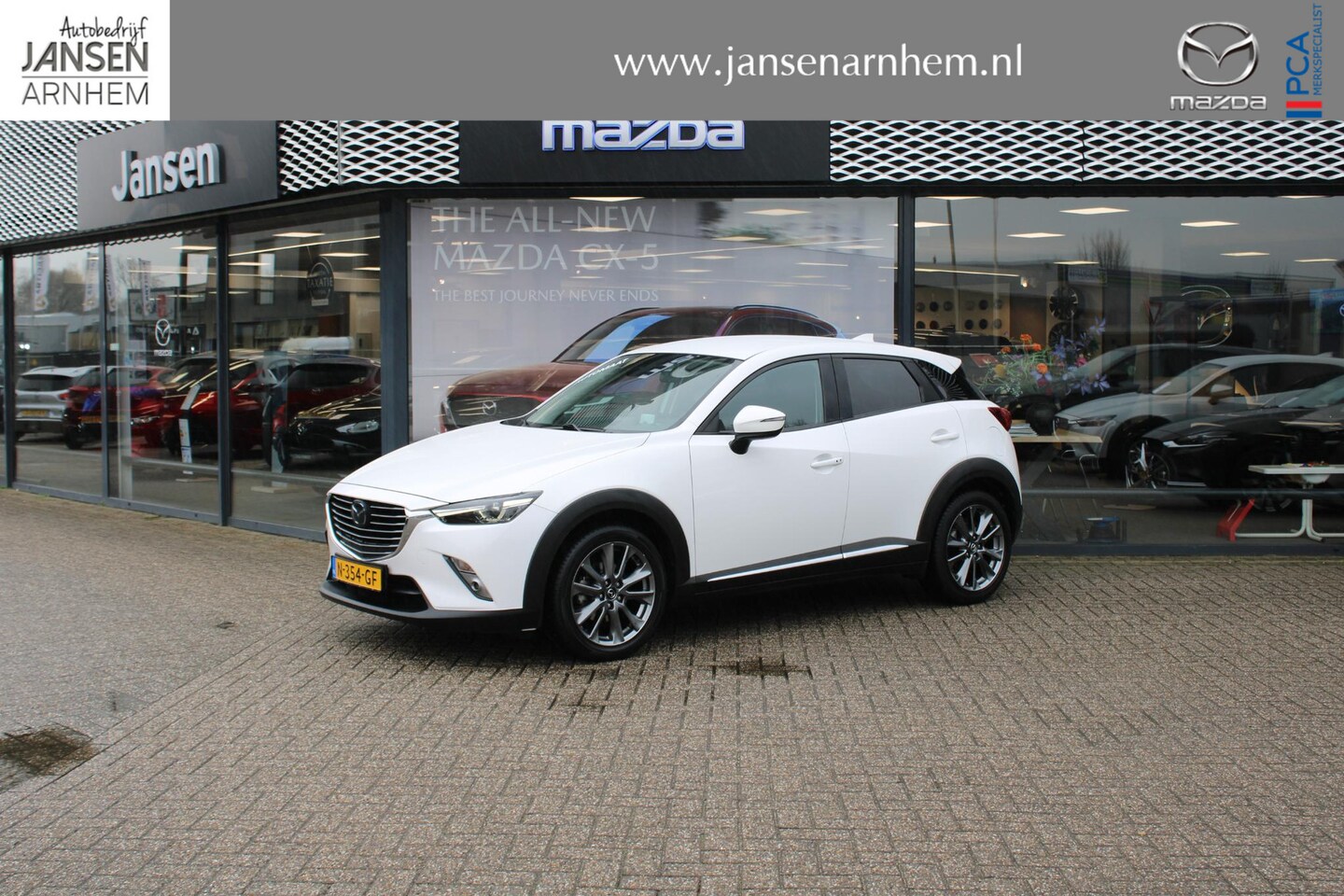 Mazda CX-3 - 2.0 SkyActiv-G 150 GT-M 4WD 2.0 SkyActiv-G 150 GT-M 4WD , Automaat, Trekhaak, Half leder, Navi, Camera, Adap.Cruise, B - AutoWereld.nl