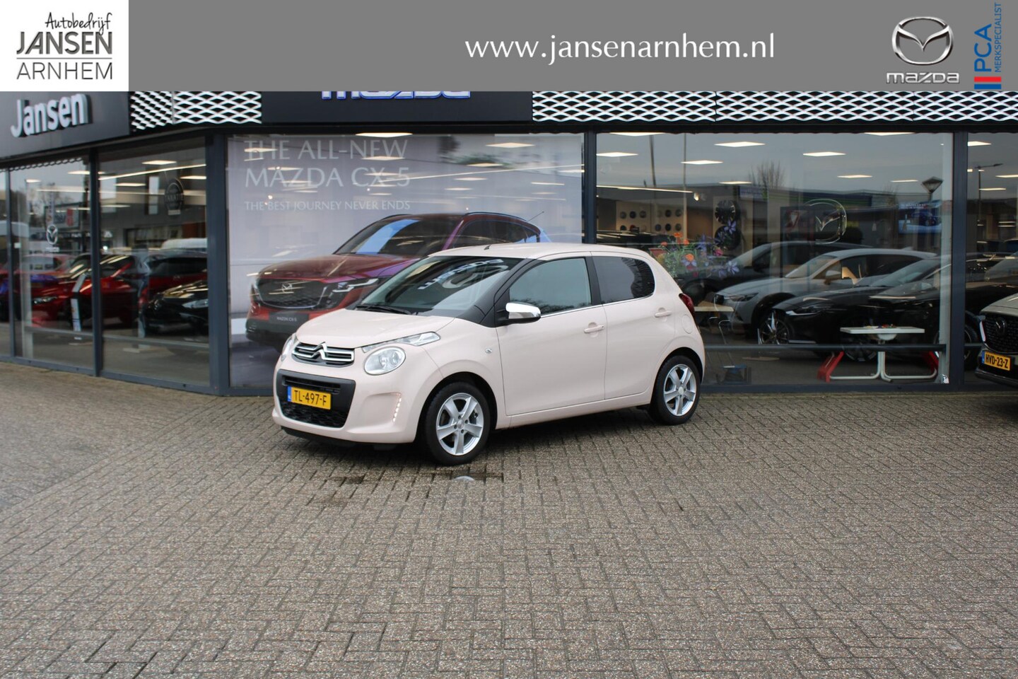 Citroën C1 - 1.0 VTi Feel 1.0 VTi 72PK Feel , Trekhaak, Leder, Airco, Bluetooth, Elekt.ramen, LMV - AutoWereld.nl
