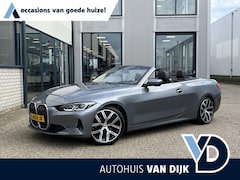 BMW 4-serie Cabrio - 420i High Executive | NL Auto/2e Eig./Voll.Historie/Navi/Leder/Head-Up/Clima/Cruise/Apple