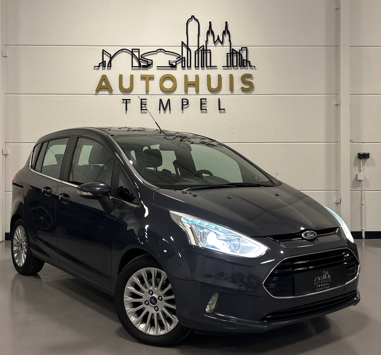 Ford B-Max - 1.0 EcoBoost Titanium Nap Airco Led Pdc Camera Cruise Climate Start/Stop Isofix - AutoWereld.nl