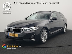 BMW 5-serie Touring - 530e Luxury Line Plug In Hybrid 294pk Dealer O.H PHEV | Trekhaak Af Fabriek | Panodak | Ca