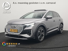 Audi Q4 e-tron - 50 quattro S-Line 77 kWh 299pk Dealer O.H. Incl. BTW | Panodak | SOH 93, 2% | Lederen Spor