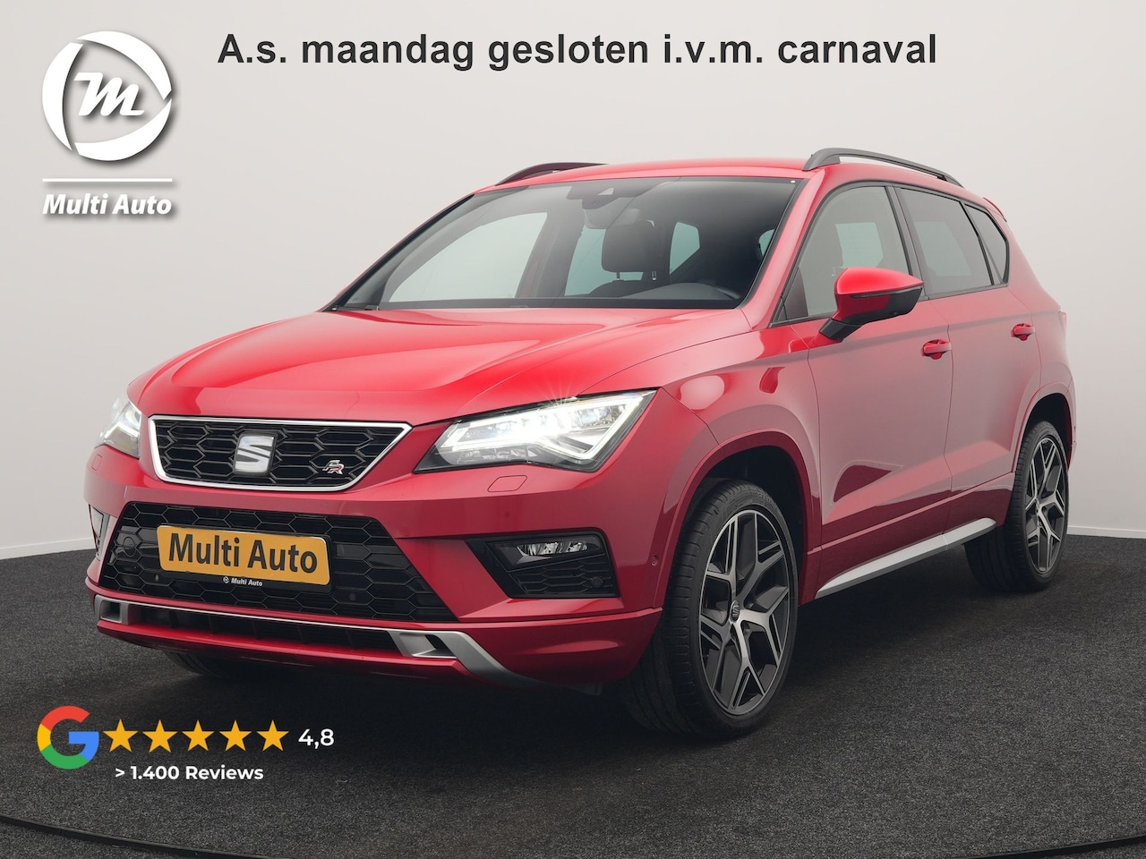SEAT Ateca - 1.5 TSI FR DSG 150pk Dealer O.H. | Adaptive Cruise | Camera | Beats Audio | Alcantara Spor - AutoWereld.nl