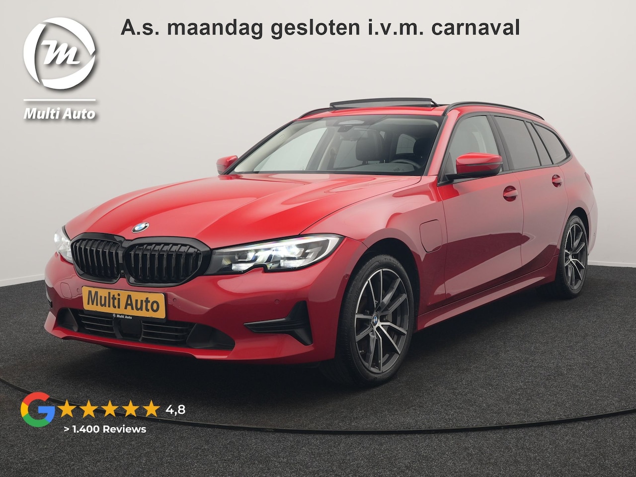 BMW 3-serie Touring - 330e xDrive Plug In Hybrid 293pk Dealer O.H PHEV | Trekhaak Af Fabriek | Panodak | Adaptiv - AutoWereld.nl