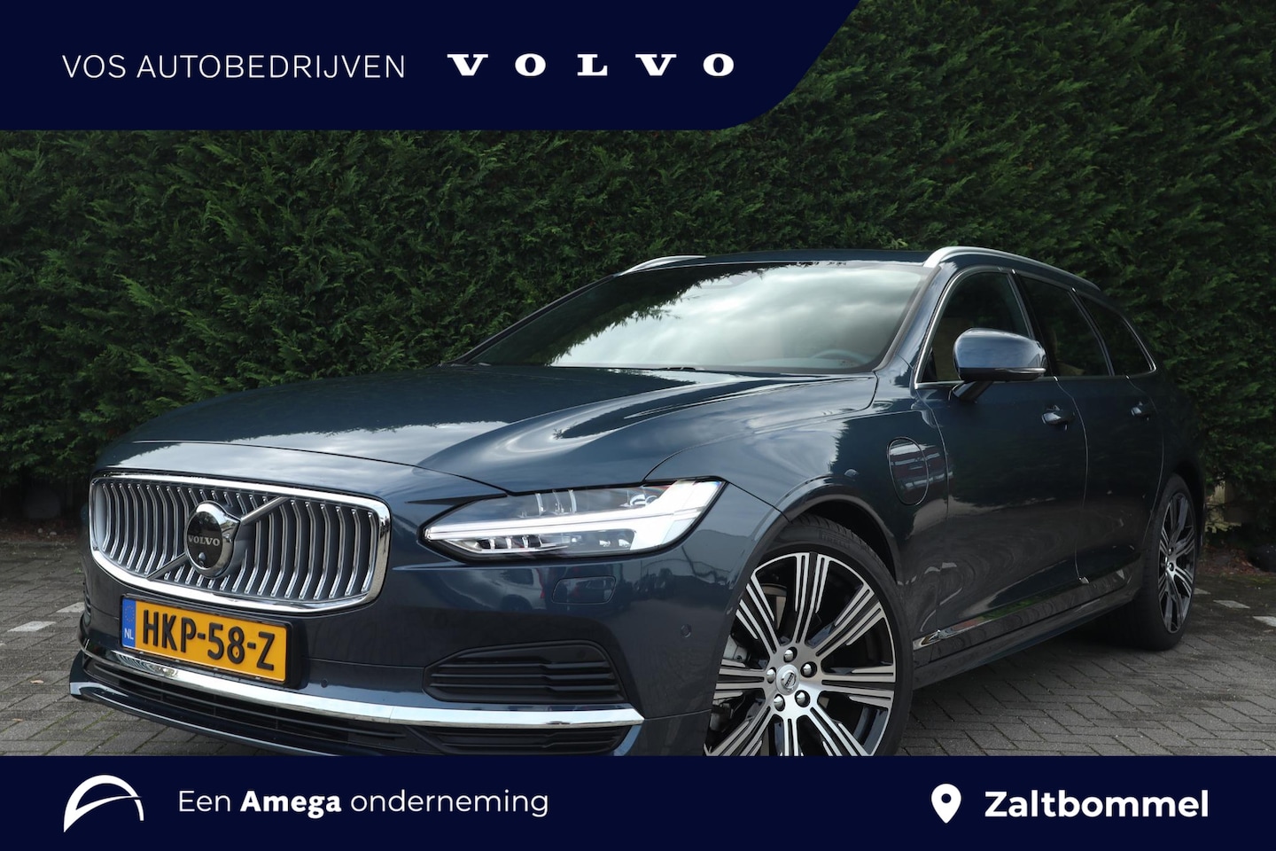 Volvo V90 - 2.0 T6 Plug-in hybrid AWD Ultra Bright | Luchtvering | B&W Audio | 360-camera | Head-up di - AutoWereld.nl