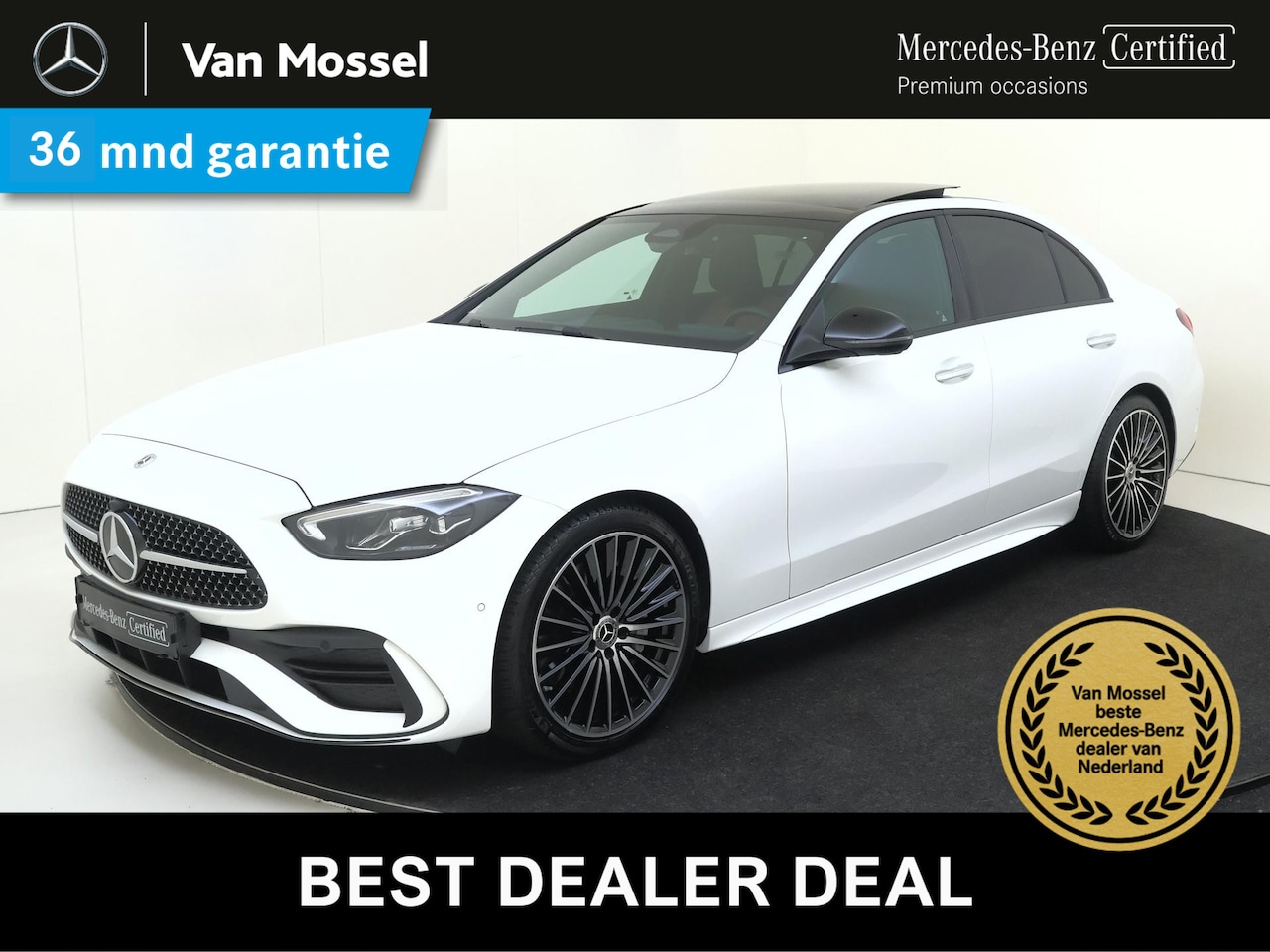 Mercedes-Benz C-klasse - 180 Star Edition AMG Line / Memory-Stoelen / Panaroma-dak / - AutoWereld.nl