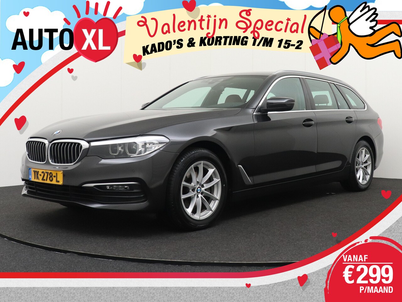 BMW 5-serie Touring - 520i 184 PK Executive Trekhaak Leder Cruise - AutoWereld.nl