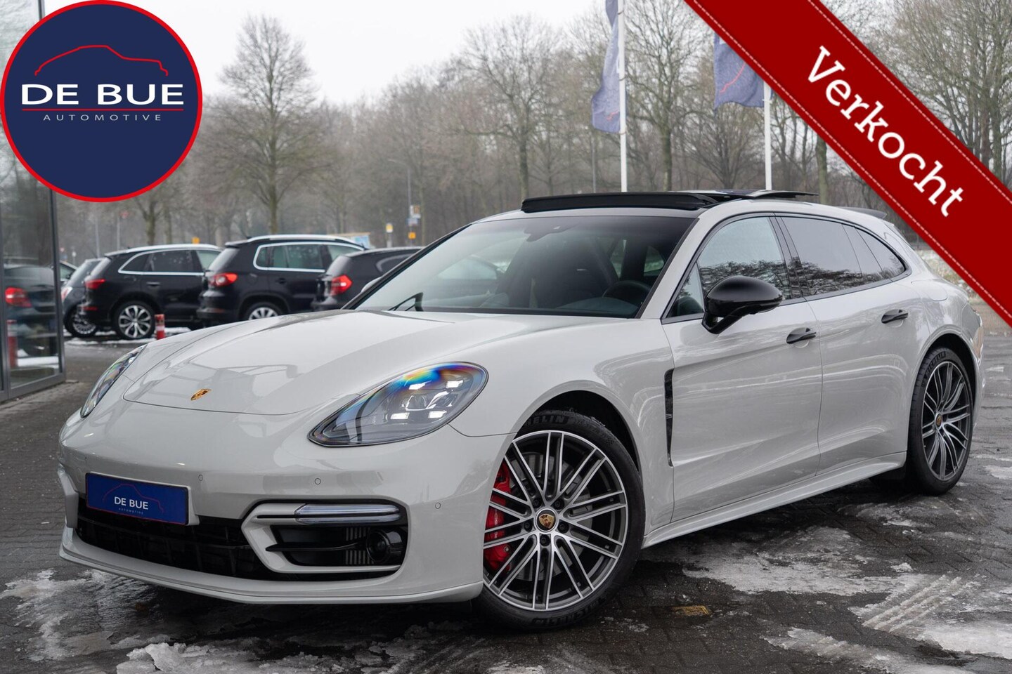 Porsche Panamera Sport Turismo - 2.9 4S E-Hybrid 560PK|Org NL|1e Eig|Krijt|Sport Design|Panoramadak|Bose|Soft Close|Ambient - AutoWereld.nl