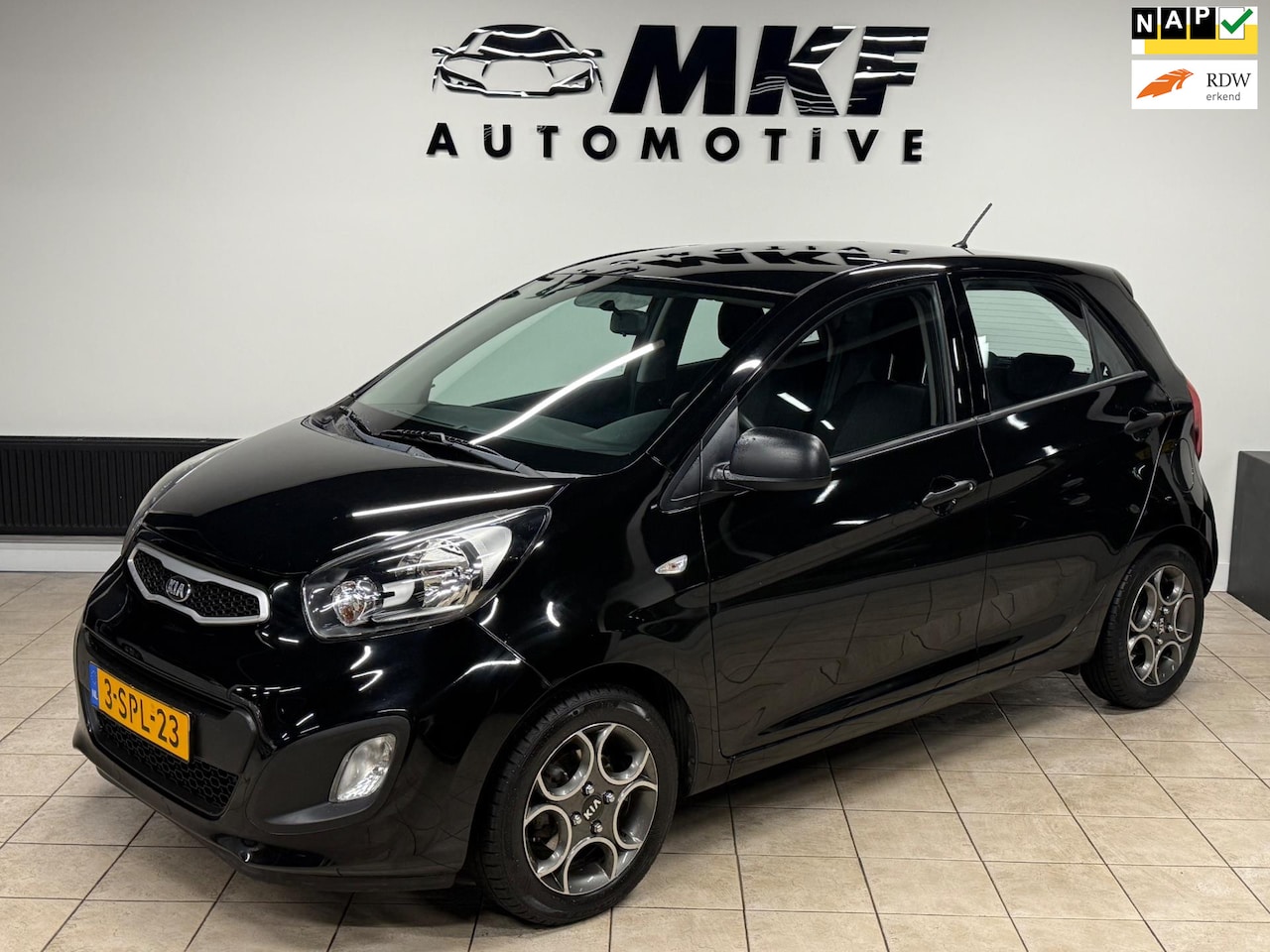 Kia Picanto - 1.0 CVVT ISG 2014 Zwart 5-DRS/NWE APK/58DKM NAP! - AutoWereld.nl