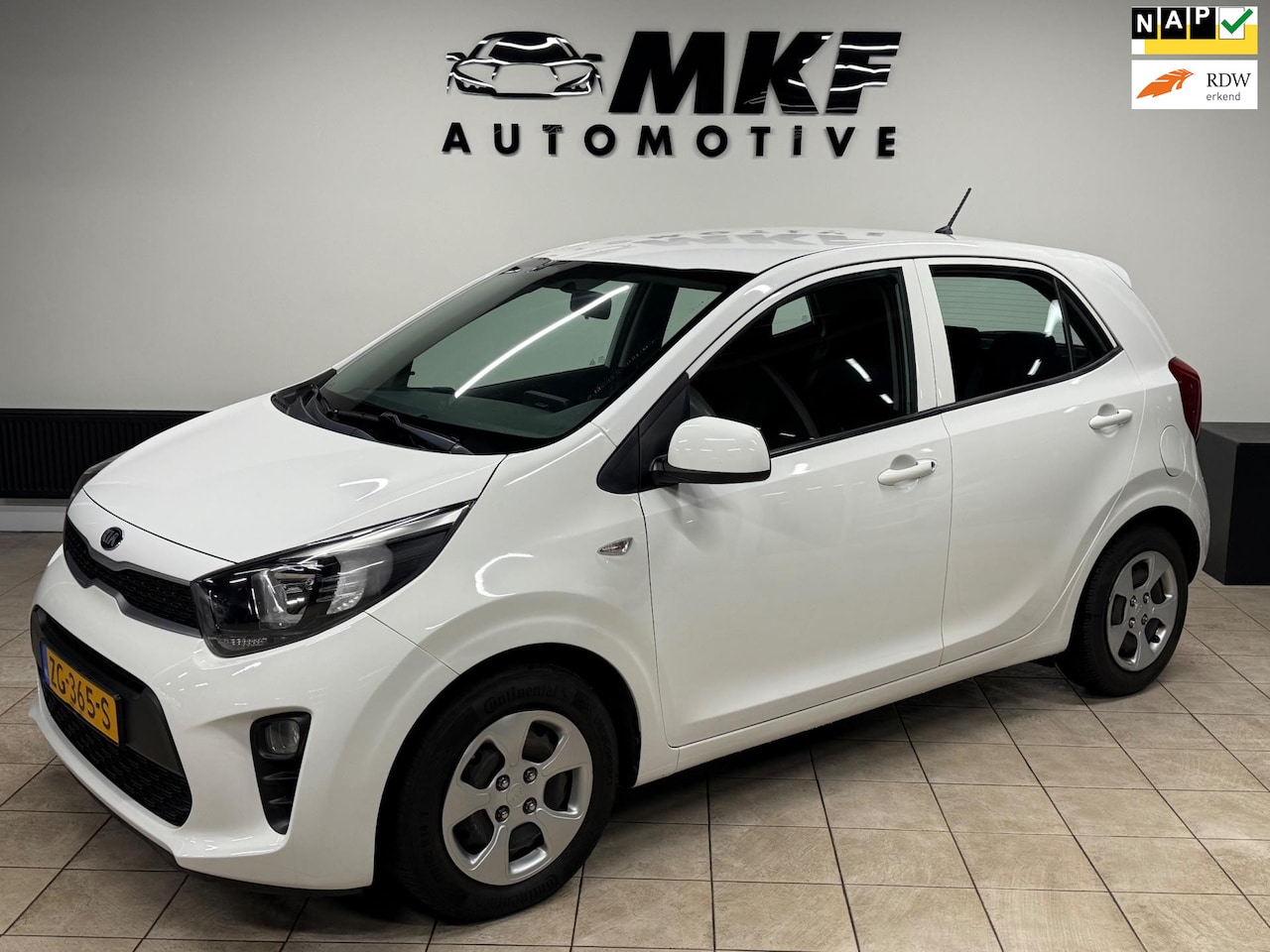 Kia Picanto - 1.0 CVVT EconomyLine 2019 Wit Airco/Cruise/NAP! - AutoWereld.nl