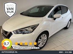 Nissan Micra - 1.0 IG-T N-Connecta 100PK AIRCO NAVI CRUISE PARELMOER WIT VELGEN PDC NIEUWSTAAT
